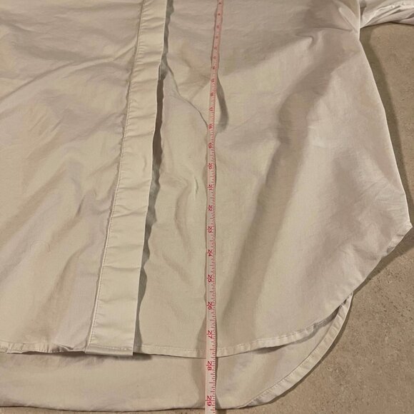 Good American Women’s Relaxed Fit Poplin Shirt White  Size 1 Button Up - Picture 7 of 7